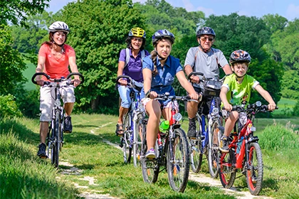 randonnées a bicyclette